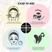 Under Eye Patches(30 Pairs), 24K Gold, Caffeine, Hyaluronic Acid, Aloe Vera Eye Masks for Dark Circles Puffy Eyes Undereye...