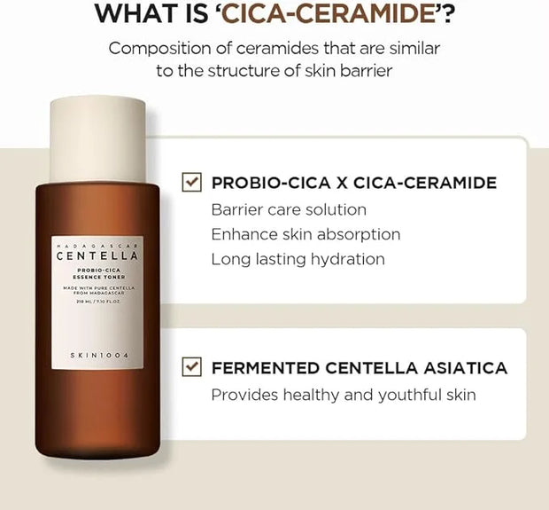 SKIN1004 Madagascar Centella Probio-CICA Essence Toner 7.10 fl.oz, 210ml - Product Image