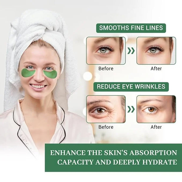 Under Eye Mask, 30 Pairs Seaweed Eye Masks for Dark Circles and Puffiness Treatment, Under Eye Patches for Puffy Eyes and ...