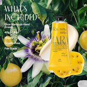 natura - Ekos Maracujá (Passion Fruit) Relieving Bundle - Triple Phase Shower Oil & Hand cream & Body Lotion - Vegan Skin ...