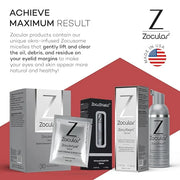 ZocuFoam Eyelid Cleanser - Foaming Eyelid Scrub - Natural pH Balanced Solution - 1.7 FL OZ (50mL) - Product Image