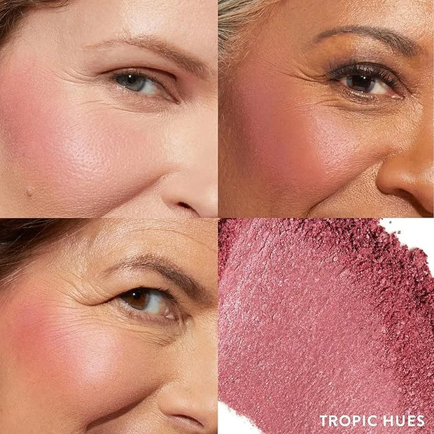 LAURA GELLER NEW YORK Baked Blush-n-Brighten Marbleized Blush for Cheeks - Tropic Hues - Satin Finish - Buildable Color - ...
