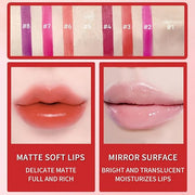 4 Pcs Roll-on Lip Gloss Set, Clear Lip Gloss Glaze Water Light Formula, Plumping Lip Oil, Long Lasting Hydrating & Moistur...