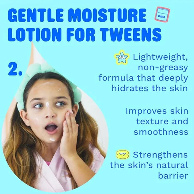 Skincare Start Young Bundle Gift Set | 3-Step Gentle Skin Care Routine for Tweens | Alcohol-Free & Safe | Includes Squeaky...