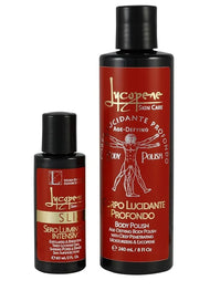 Exfoliating Facial Scrub Set - Includes Body Polish and Exfoliating Serum For Face and Body - Product Image