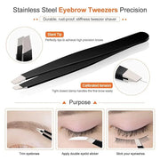 14 in 1 Eyebrow Razor Kit, Professional Dermaplane Face Razor for Women, Eyebrow Trimmer for Hair & Peach Fuzz Remover, Fa...