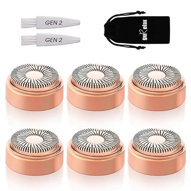 Replacement Heads for Flawless Facial Hair Remover, Gen 2 Replacement Blades Compatible with Finishing Touch Flawless Hair...