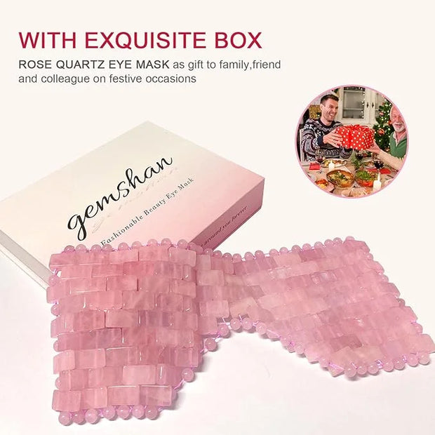 gemshan Amethyst Eye Mask & Rose Quartz Eye Mask - Product Image