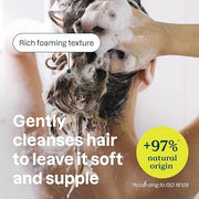 ATTITUDE Hair Shampoo for Sensitive Dry Scalp, EWG Verified, Soothing Oat, Protects Color, Naturally Derived Ingredients, ...