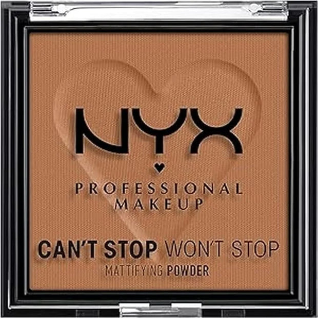 NYX PROFESSIONAL MAKEUP Can't Stop Won't Stop Mattifying Pressed Powder - Mocha - Product Image