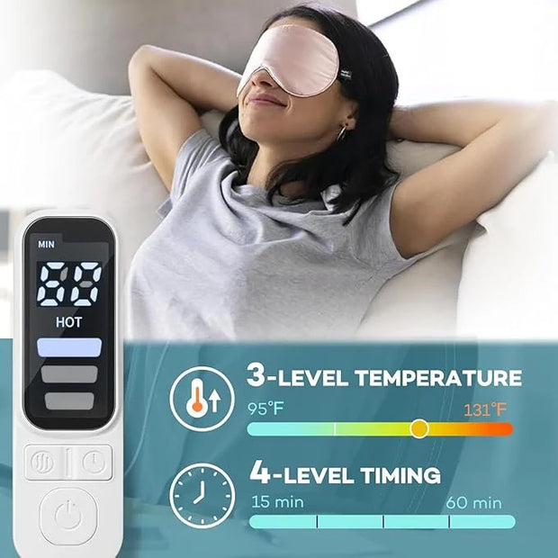 Heated Eye Mask for Dry Eyes,FSA HSA Eligible,Syndrome, MGD, Blepharitis, Stye Eye Treatment,Warm Compress for Eyes, Cool ...