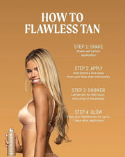 Natural Sunless Tanning Mist 7oz - Organically Derived Self-Tanner Spray, Lightweight & Non-Sticky, Streak-Free Glow, For ...
