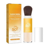 Mineral Sunscreen Setting Powder, SPF 50 Mineral Sunscreen Setting Powder for Face, Oil Control Natural Matte Finish, Mini...