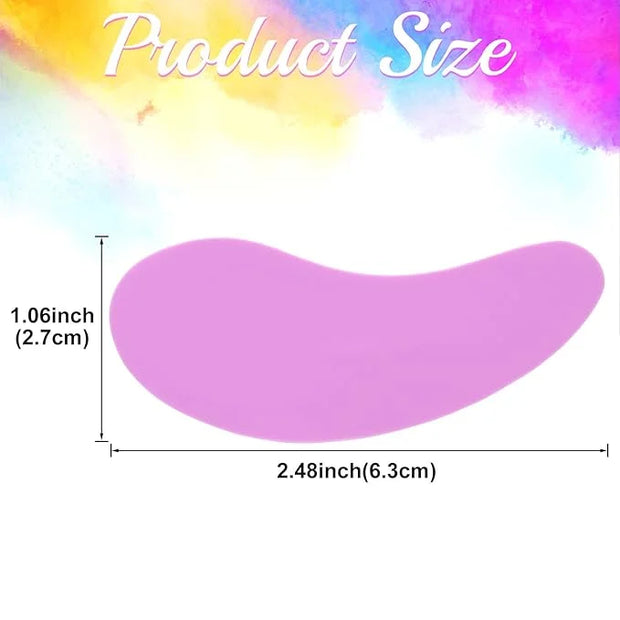 2 Pairs Under Eye Patches Reusable, Blue Purple Silicone Eye Mask for Wrinkles Dark Circles Puffiness Fine Lines Self Skin...