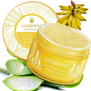 Aloderma Age-Defying 24K Gold Leaf Aloe Flower Essence Gel, Made within 12 Hours of Harvest - Luxurious Aloe Gel with Alla...