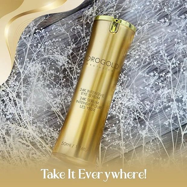 OROGOLD 24K Intensive Eye Serum - Under Eye Serum for Dark Circles, Puffiness - 1.76 Fl Oz - Product Image