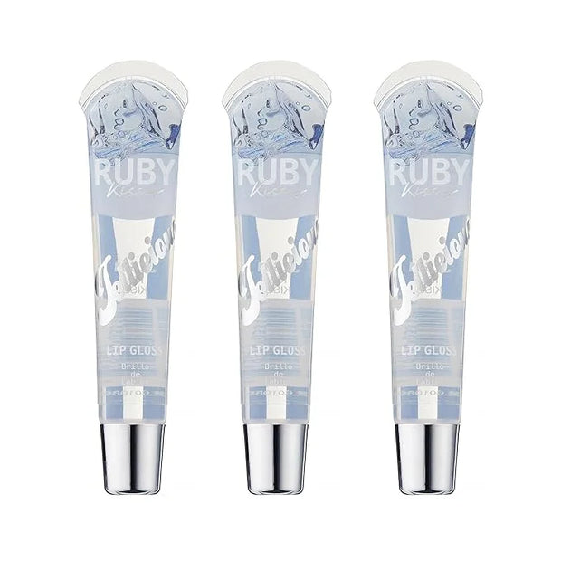 Ruby Kisses Jellicious Mouth Watering Lip Gloss JLG01 (3 PACKS) - Product Image