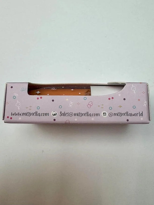MISS NELLA Magic Spell Lip Gloss, Peach hydrating children Lip Gloss, watermelon scent, gentle on the skin. gives a sheer ...