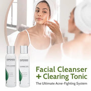 Exposed Skin Care Basic Acne Treatment Kit - Includes Salicylic Acid Face Wash, Clearing Tonic, Acne Treatment Serum with ...