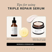 Asterwood Triple Repair Matrixyl 3000 + Argireline + Hyaluronic Acid + Vitamin C Serum for Face - Anti-Aging, Collagen Boo...