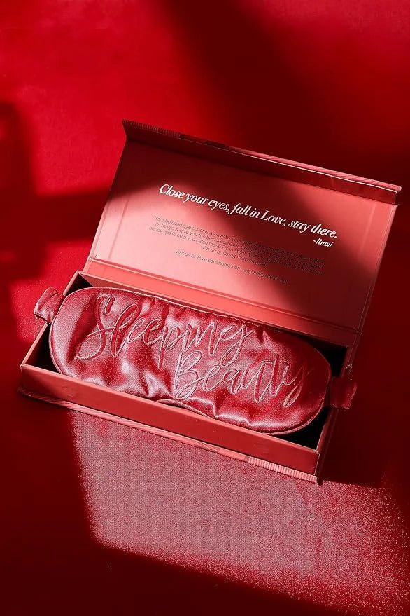 ESNA HOME Luxury Silk Sleep Mask Gift Set | 22-Momme Mulberry Silk Eye Mask | Ultra Comfort | Perfect Present for Her | Lu...