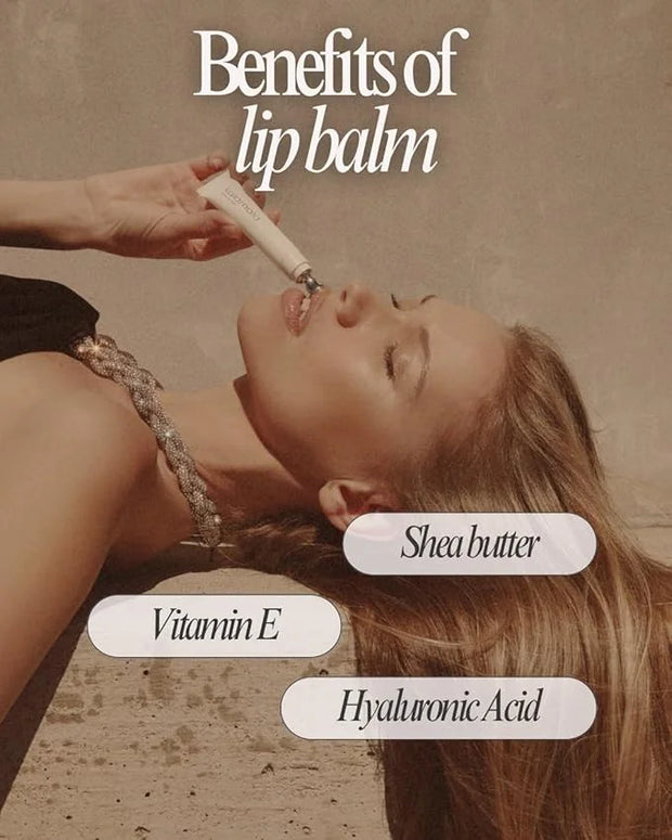 Moisturizing Lip Balm with Glossy Finish, Enriched with Hyaluronic Acid & Vitamin E - 0.5 fl.oz. - Product Image