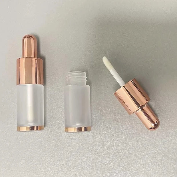 Teensery 6 Pcs 2.5ml Empty Lip Gloss Bottles Mini Baby Bottle Shaped Lip Glaze Tubes Refillable Lip Balm Vials Containers ...