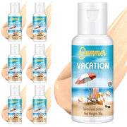 6 Pcs Wedding Sunscreen Bulk Travel Size Sunscreen SPF 50 Mini Sunscreen with Zinc Oxide Titanium Dioxide for Wedding Part...