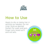 Just For Me Curl Peace Defining Curl & Coil Cream - Holds & Hydrates, Contains Flaxseed, Avocado Oil & Black Castor Oil, N...