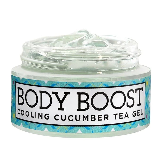 Body Boost Cooling Cucumber Tea Gel, Under Eye Gel, 0.5 oz- Reduces Puffiness, hydrate and smooth - Product Image