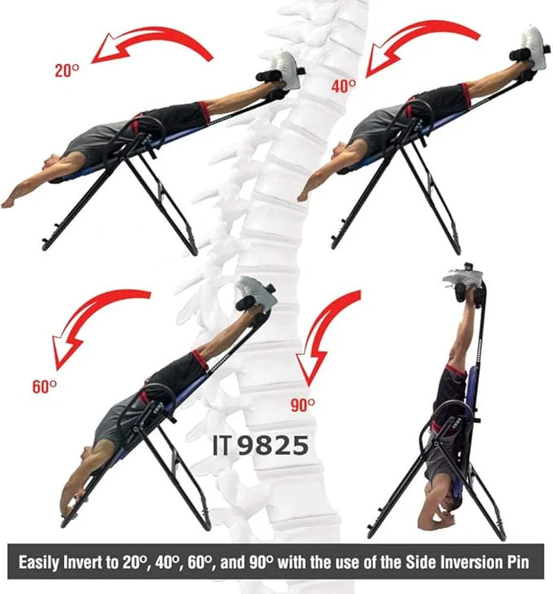 Body Vision IT9825 Premium Inversion Table with Removable 250 lbs., - Product Image