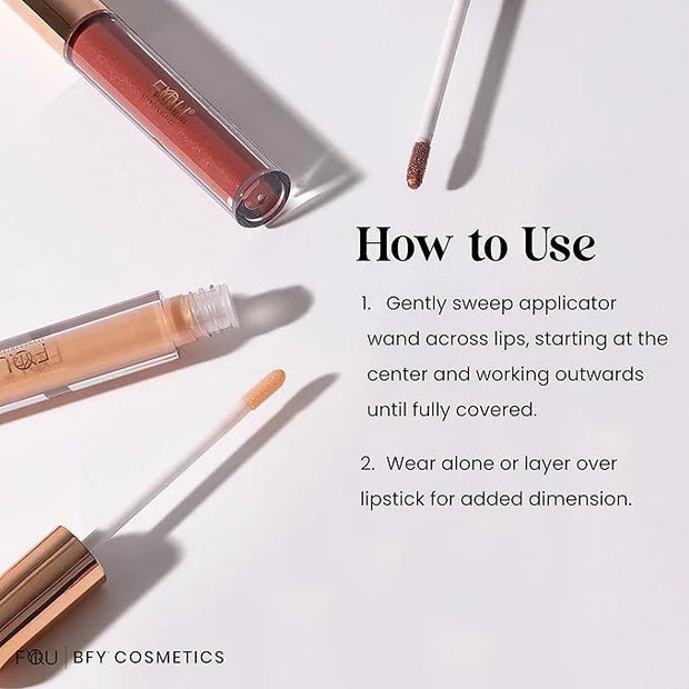 BFY Cosmetics 5-Pack Plumping Lip Gloss - Shimmer - Product Image