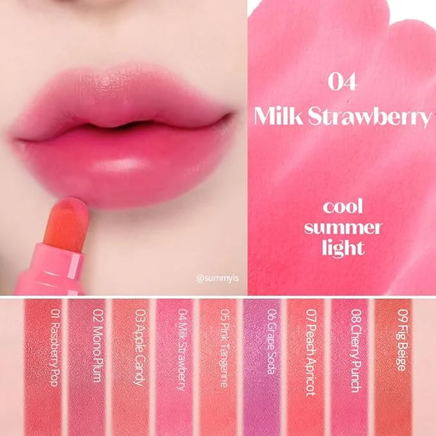 ETUDE Dear Darling Marker Tint #4 Mlik Strawberry (5g) | Hydrating & Long Lasting Lip Stain | High Pigmented Lip Maker wit...