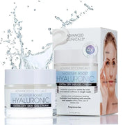 Advanced Clinicals Hyaluronic Acid Moisturizer Gel Face Cream W/Vitamin E + B5 | Hydrating & Brightening Vitamin C Face Lo...
