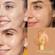 NYX PROFESSIONAL MAKEUP Buttermelt Glaze Soft Glow Skin Tint + SPF 30, Up To 12HR Wear, 02 Vanilla Bean Butta - Product Image