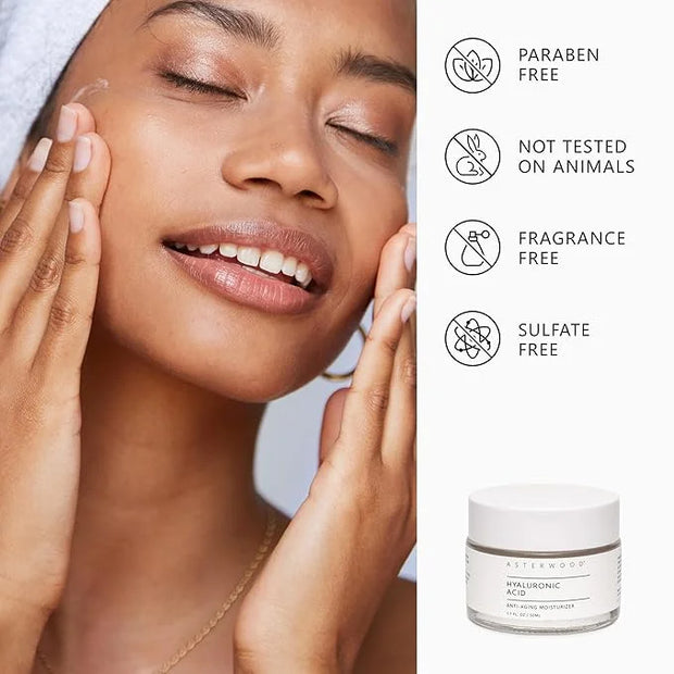 Asterwood Hyaluronic Acid Moisturizer + Hyaluronic Acid Eye Serum - Product Image