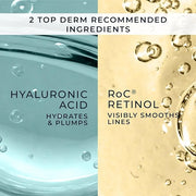 RoC Retinol Correxion Max Hydration Anti-Aging Daily Face Moisturizer with Hyaluronic Acid, Fragrance-Free, Oil Free Skin ...