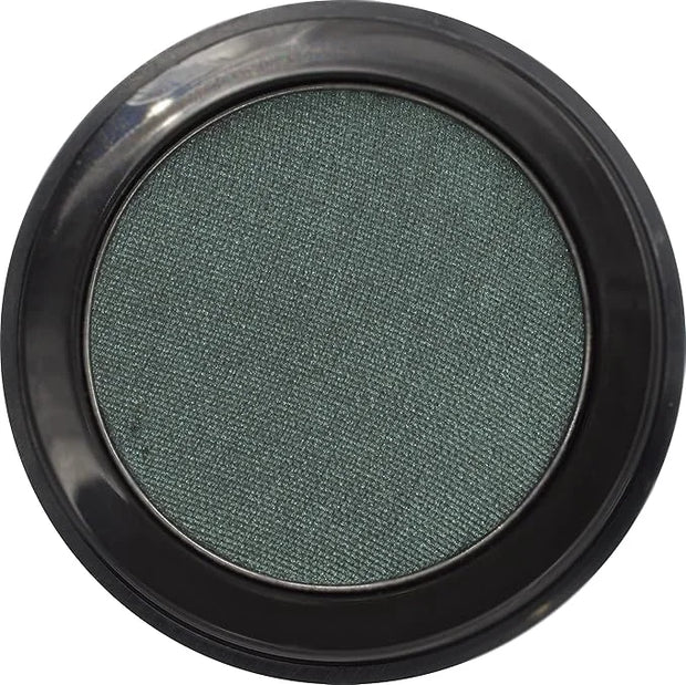 Counterfeit Shimmering Deep Forest Green Blue Grey Pressed Powder Single Vegan Eyeshadow; Talc, Paraben & Cruelty Free - P...