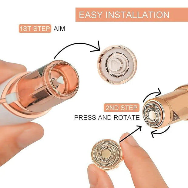 Replacement Heads for Finishing Touch Flawless Facial Hair Remover Device for Women, Replacement Blades for Flawless Repla...