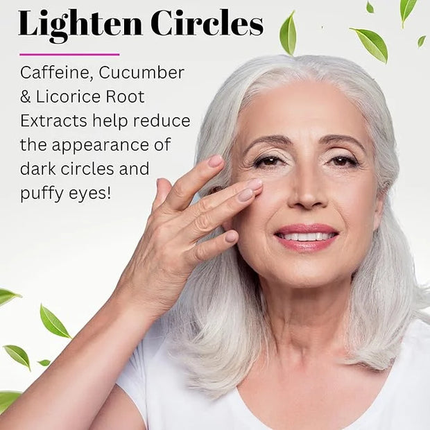 Fifth & Skin Caffeine Eye Cream – Made in USA! Eye Whip - 1 OZ - Natural - Organic – Vegan & Cruelty Free – for Puffy Eyes...
