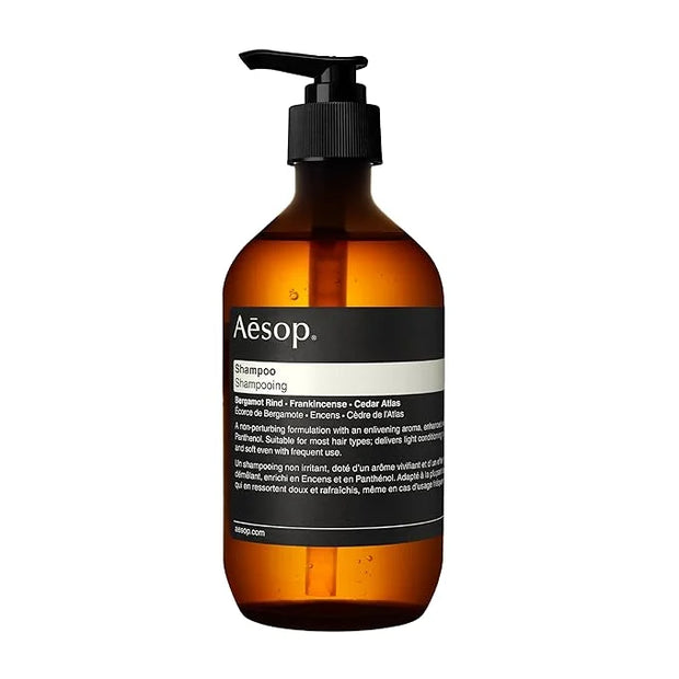 Aesop Shampoo | Soften Hair, Restore Shine | Bergamot Rind, Frankincense, Cedar Atlas | 16.9 oz / 500mL - Product Image