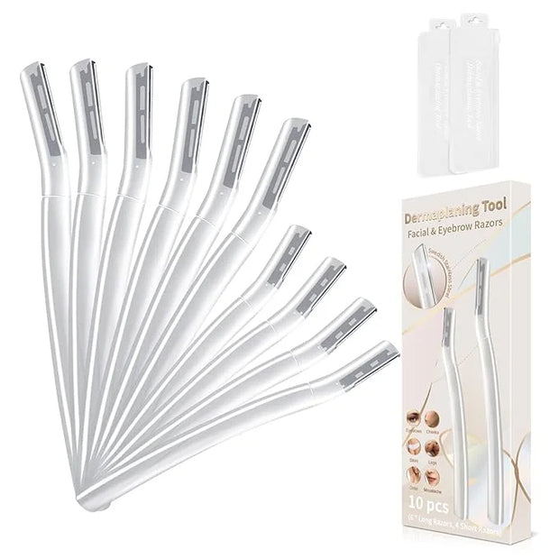 Face Razors for Women, Dermaplane Razor for Women Face, Eyebrow Razor, Facial Razors, Dermaplaning Tool, Gentle Skin Exfol...