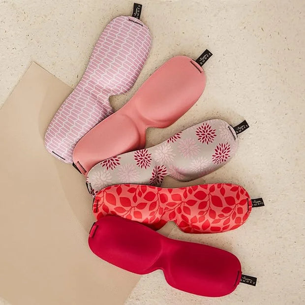 Bucky 40 Blinks No Pressure Eye Mask for Travel & Sleep, Ruby Pop, One Size - Product Image