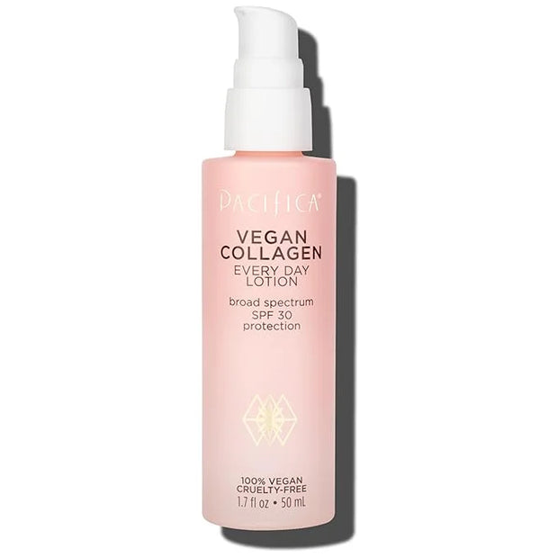 Pacifica Face Moisturizer - Vegan Collagen Face Lotion SPF 30 Broad Spectrum Sunscreen Every Day Face Lotion, UVA/UVB Prot...