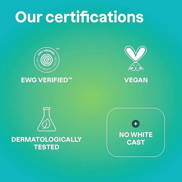 ATTITUDE Mineral Sunscreen with Zinc Oxide, SPF 30, EWG Verified, Broad Spectrum UVA/UVB Protection, Dermatologically Test...