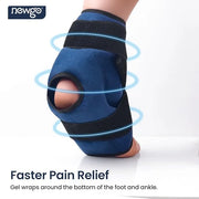 NEWGO Bundle of Cooling Eye Mask and Ankle Foot Ice Wrap - Product Image