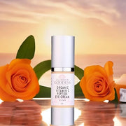 Glimmer Goddess Organic Peptide Eye Serum with Vitamin C – Hydrating & Revitalizing, 1 oz - Product Image