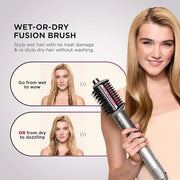 Shark FlexFusion Hair Dryer with Fusion Hair Brush, Ceramic Air Styler with Auto-Wrap Hair Curlers & Concentrator, Ceramic...