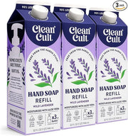 Cleancult Liquid Hand Soap Refills - Wild Lavender - Moisturizes Dry & Sensitive Skin -Made with Aloe Vera & Lavender Esse...