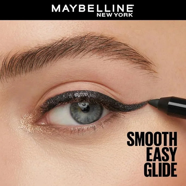 MAYBELLINE New York Tattoo Studio Long-Lasting Sharpenable Eyeliner Pencil, Glide on Smooth Gel Pigments with 36 Hour Wear...
